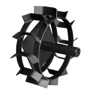 Par de Rodas De metal 288mm Com eixo para Motocultivador TF 230